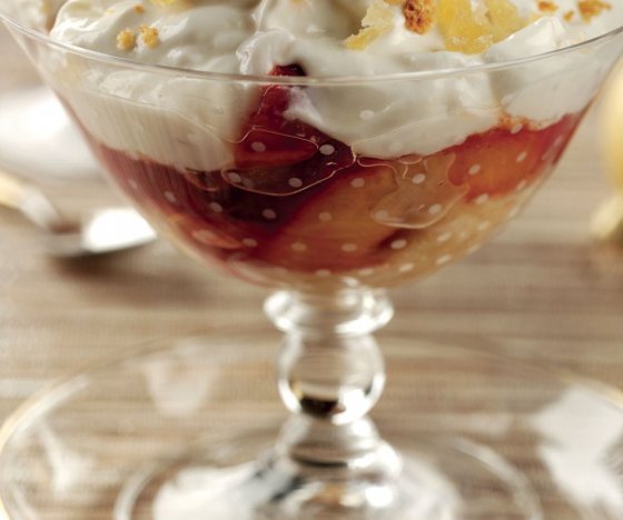 Spiced Plum and Amaretto Trifle Recipe