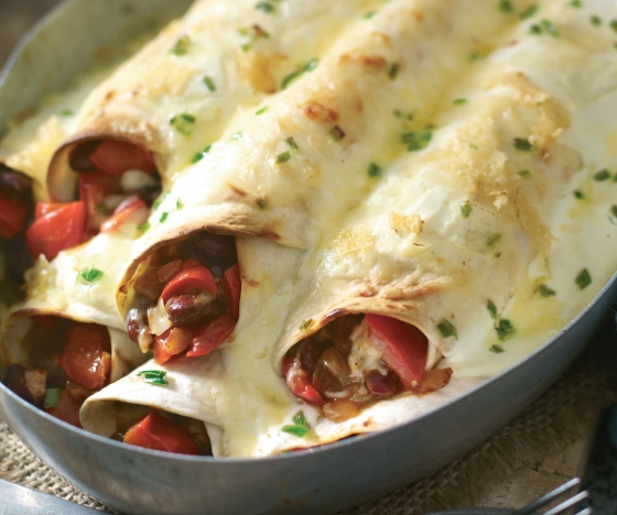Spicy Bean Enchiladas Recipe