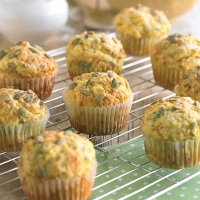 Pumpkin, Cheese and Chive Muffins Recipe