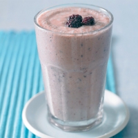 Banana Smoothie with Red Berries and Honey Recipe