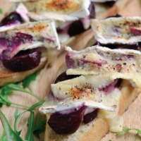 Beetroot & Melted Brie on Toast Recipe