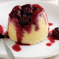 Blackberry and Coconut Steamed Puddings Recipe
