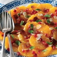 Blood Oranges with Pomegranate Seeds Recipe