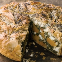 Butternut Squash, Mild Feta, Spinach and Filo Pie Recipe