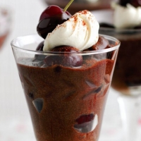 Cherry Brandy and Chocolate Mousses Recipe