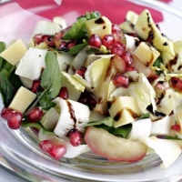 Chicory, Apple, Pomegranate and Cheddar Cheese Salad Recipe
