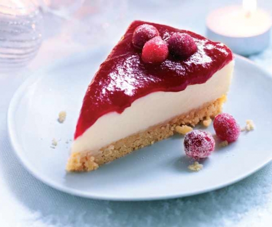 Christmas Cranberry Cheesecake Recipe
