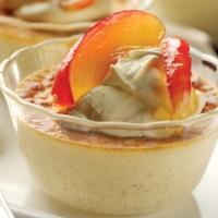 Cream of Jersey Puddings with Caramelised Apples Recipe