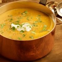Curried Pumpkin & Persimmon Soup Recipe
