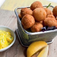 Deep-fried Mushrooms with Tarragon Mayonnaise Recipe