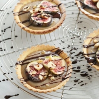 Hazelnut and Fig Tarts Recipe