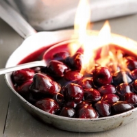 Flaming Cherries Recipe