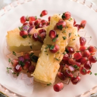 Griddled Halloumi with Pomegranate Salsa Recipe