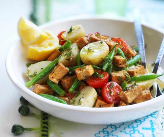Italian Style Green Bean, Potato & Tomato Salad Recipe