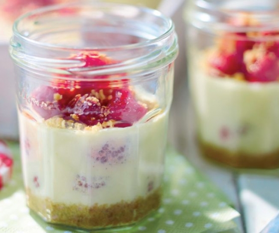 Jam Jar Cheesecakes Recipe