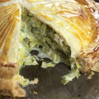 Leek and Smoked Cheese Pithivier Recipe