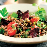 Lentil, Beetroot and Parsley Salad Recipe