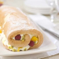 Mango, Pineapple and Passionfruit Roulade Recipe