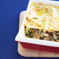 Mushroom, Spinach and Walnut Lasagne Recipe
