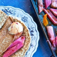 Pancakes with Rhubarb Recipe