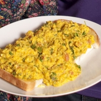 Parsi Scrambled Eggs (Akoori) Recipe