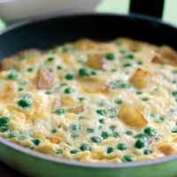 Pea and Potato Frittata Recipe