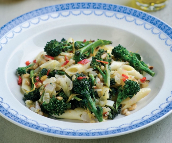 Penne with Purple Sprouting Broccoli Recipe