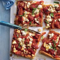 Pepper, Feta and Chutni Tart Recipe