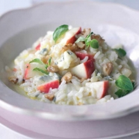 Pink Lady, Cambozola and Walnut Risotto Recipe