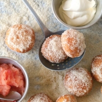 Pink Lady Apple Doughnuts with Apple Purée Recipe