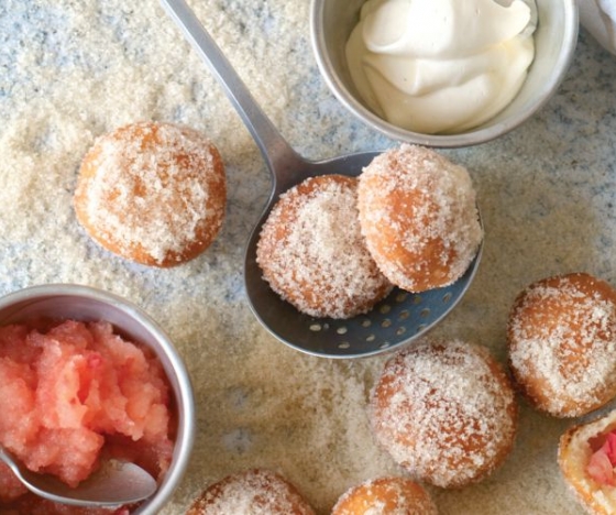 Pink Lady Apple Doughnuts with Apple Purée Recipe