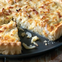 Pink Onion Tart Recipe
