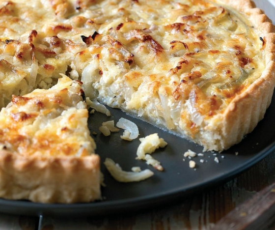 Pink Onion Tart Recipe