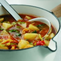 Potato, Tomato and Cabbage Soup Recipe