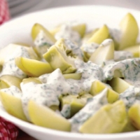 Potato and Artichoke Salad with Herb Yoghurt Dressing Recipe