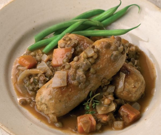 Quorn Wild Garlic & Parsley Toulouse Sausage Casserole Recipe
