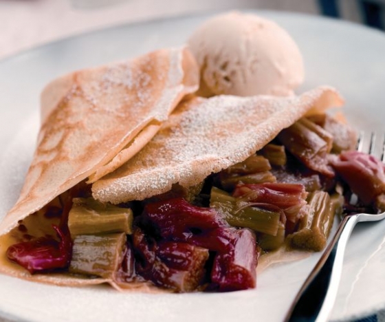 Rhubarb Pancakes Recipe