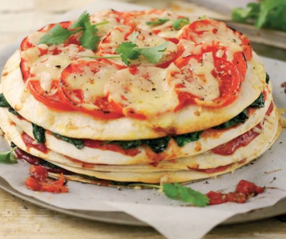Spinach and Tomato Tortilla Zapata Recipe