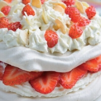 Strawberry Almond Pavlova Recipe