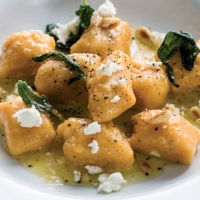 Sweet Potato and Smoked Greek Cheese Gnocchi Recipe