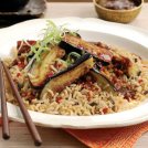 Szechuan Aubergine with Hakka Rice Recipe: Recipe-IDEAS