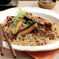 Szechuan Aubergine with Hakka Rice Recipe