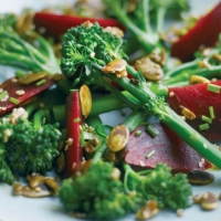 Tenderstem, Beetroot and Seed Salad Recipe