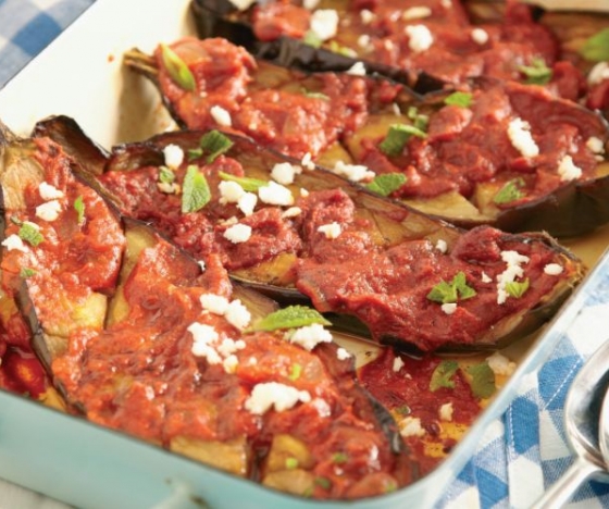 Tomato and Smoked Paprika Roasted Aubergines Recipe