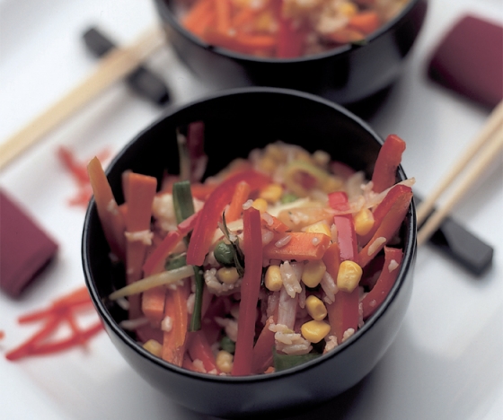 Special Vegetarian Egg Stir-fried Rice Recipe