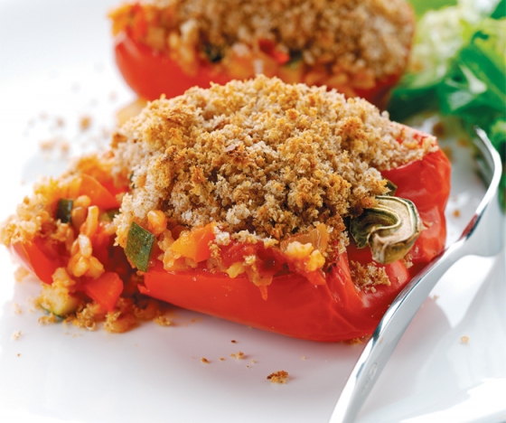 Ratatouille Stuffed Peppers Recipe