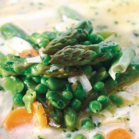 Asparagus and Pea Minestrone Soup Recipe