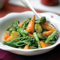 Tenderstem, Chantenay and Sprout Sauté Recipe