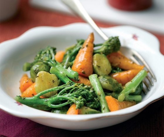 Tenderstem, Chantenay and Sprout Sauté Recipe