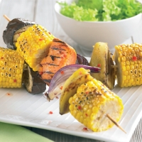 Sweetcorn Kebabs Recipe